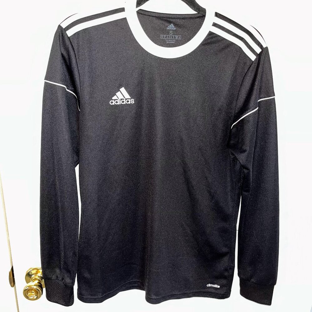 SOLD Adidas Men's Black Long-Sleeve Climalite Top | Size Small | NWOT